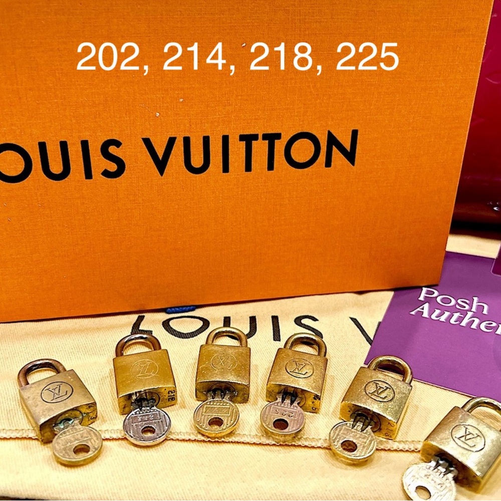 #200 Series Louis Vuitton Authenticated Brass Padlock Sets